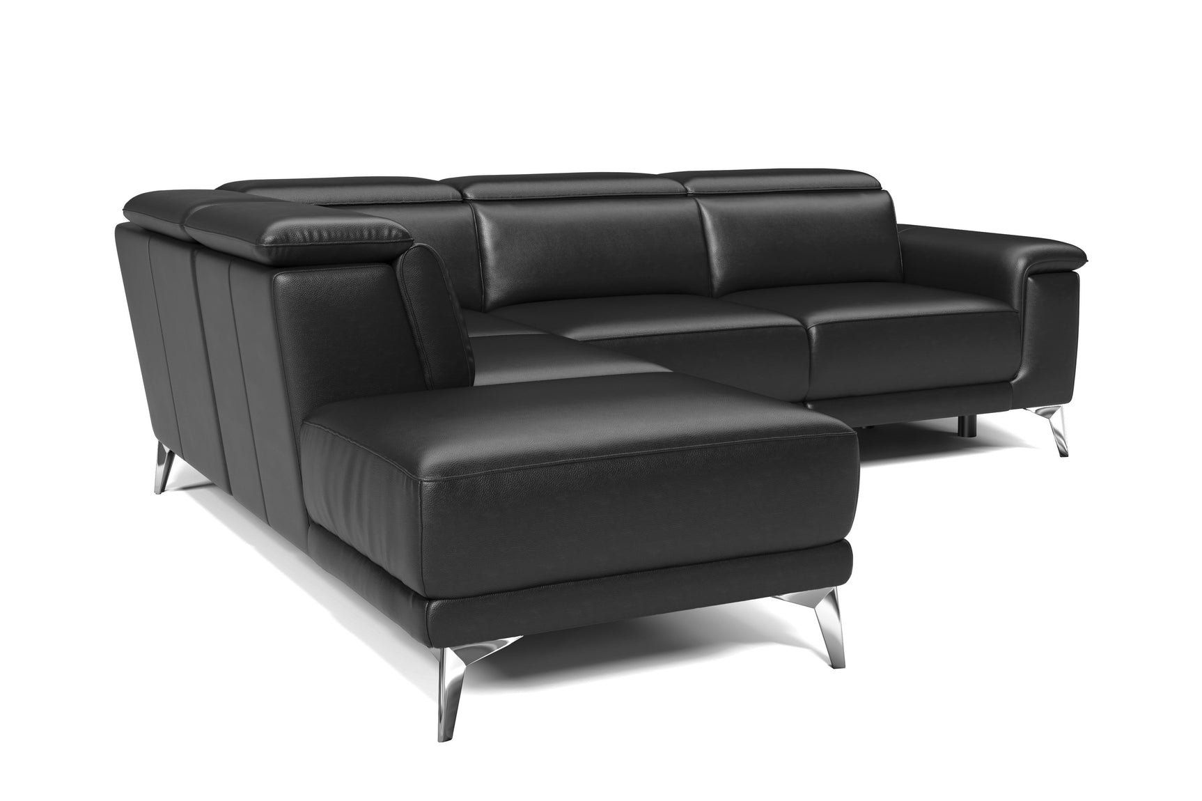 Sofá seccional reclinable de cuero Pista