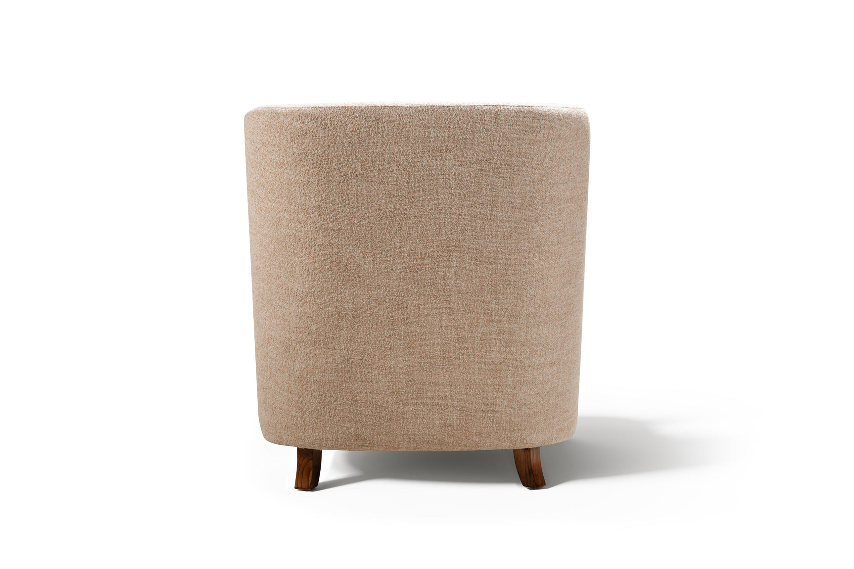 Emma Fabric & Wood Accent Chair