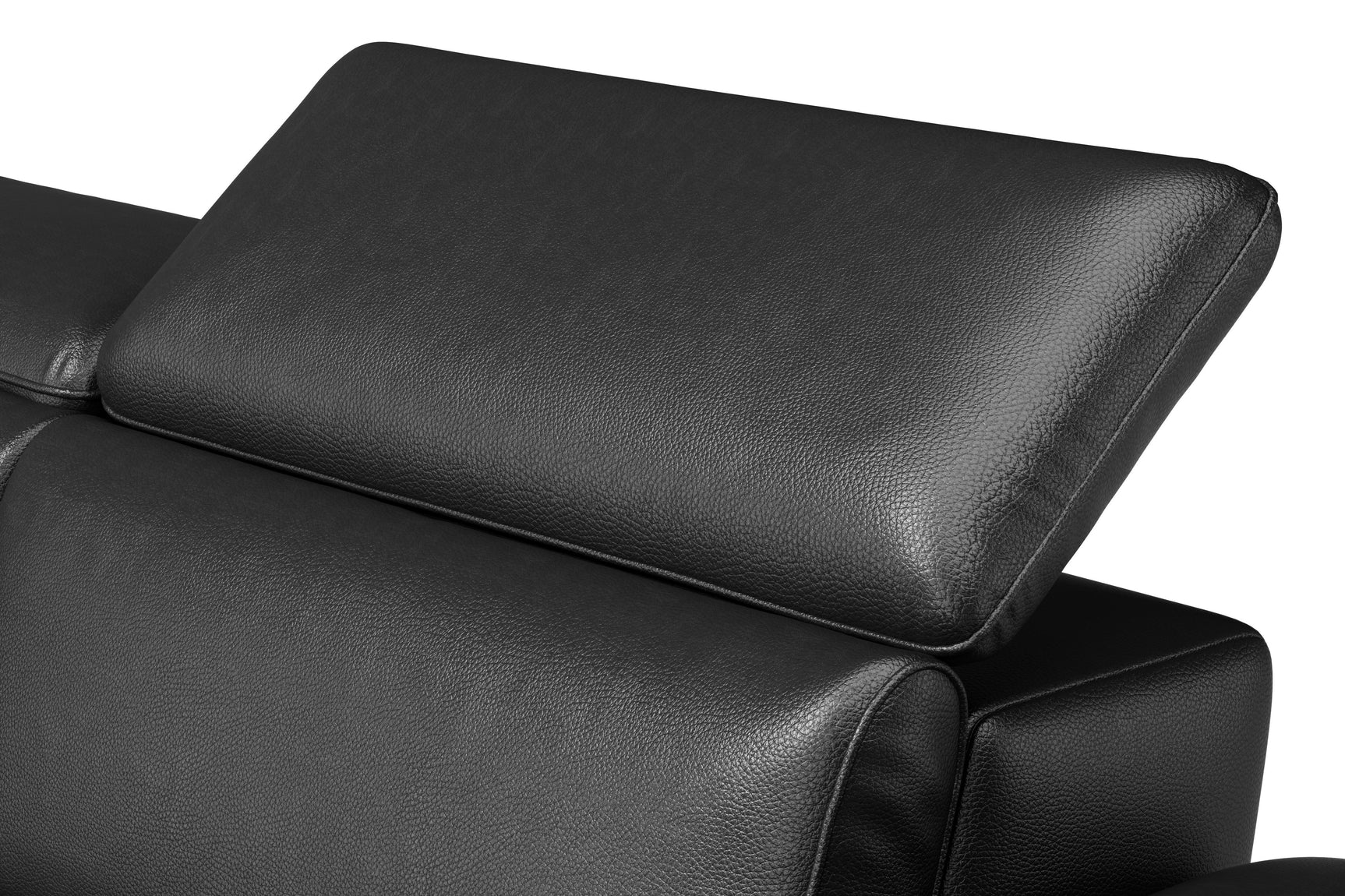 Sofá seccional reclinable de cuero Pista