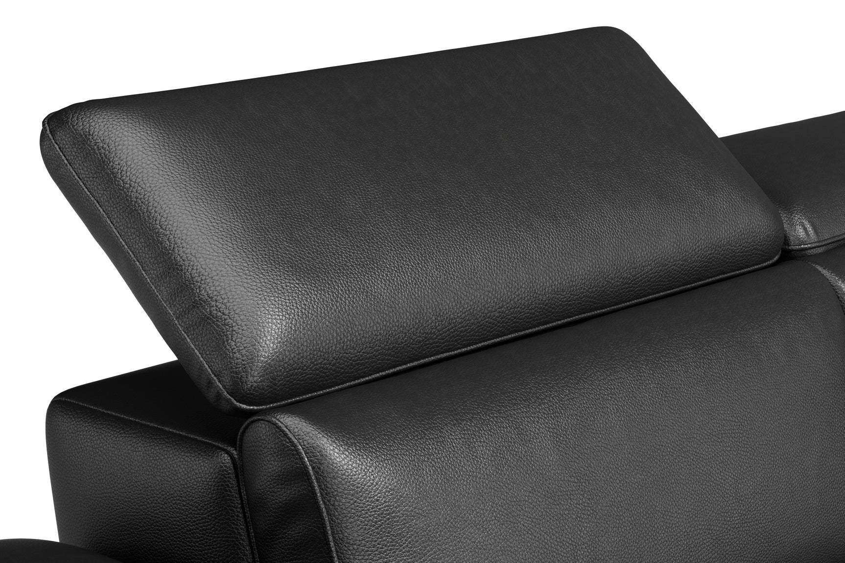 Sofá seccional reclinable de cuero Pista