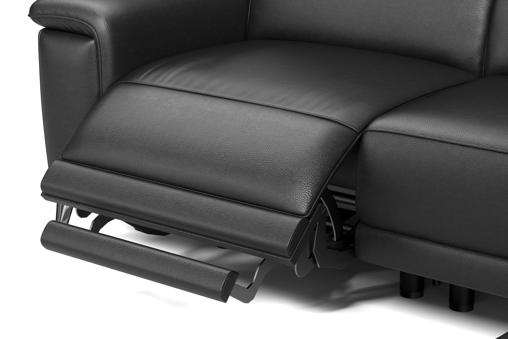 Sofá seccional reclinable de cuero Pista