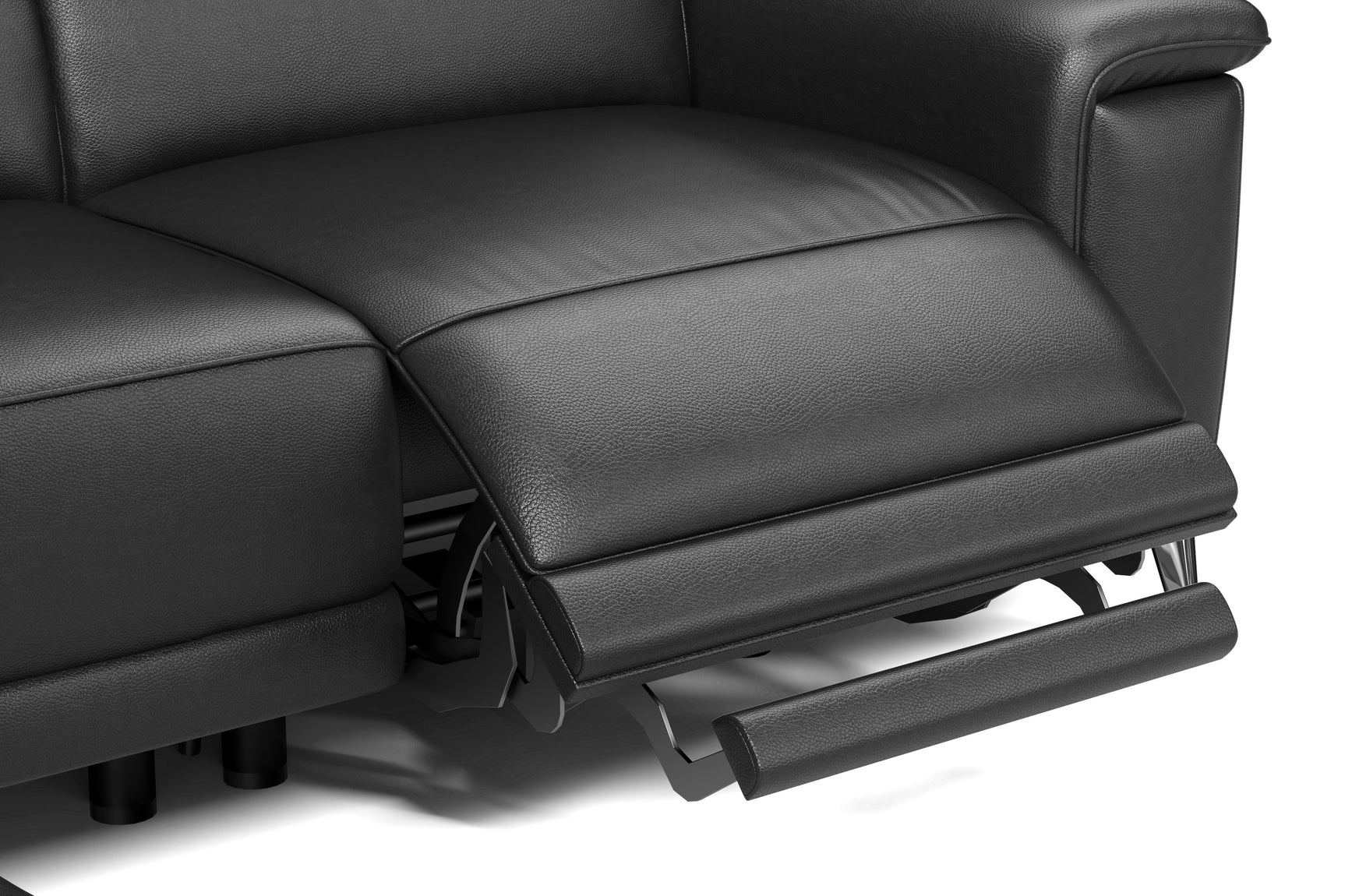 Sofá seccional reclinable de cuero Pista