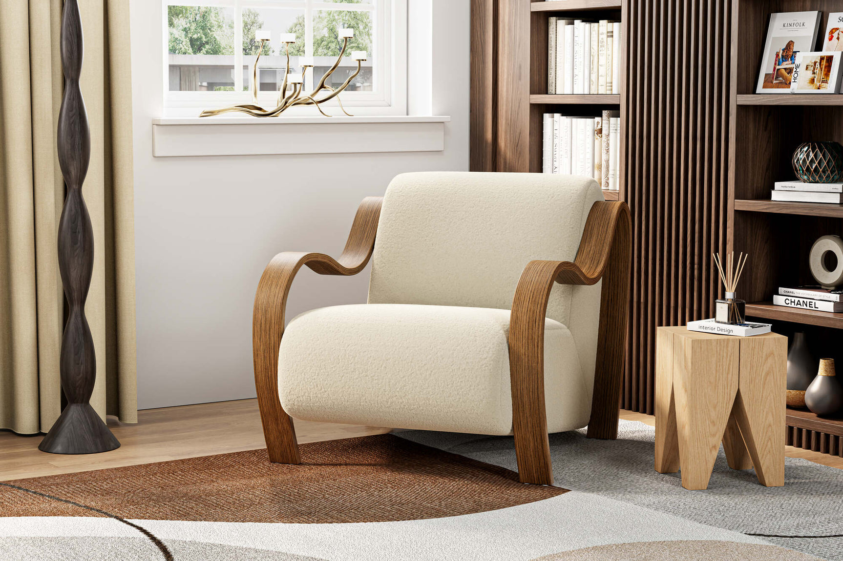 Fauteuil d'appoint Alexis Boucle