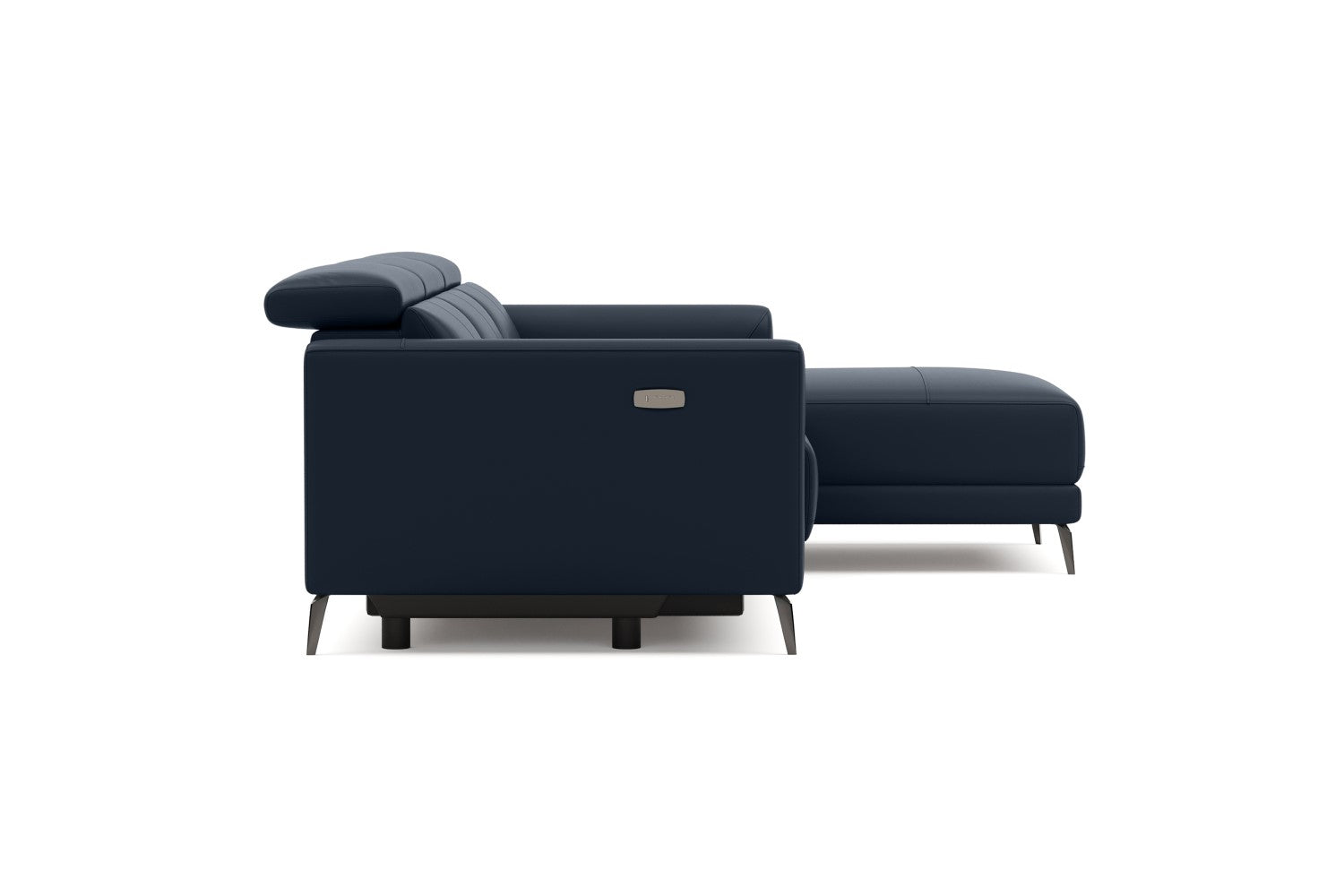 Andria Leather Reclining Sectional Sofa