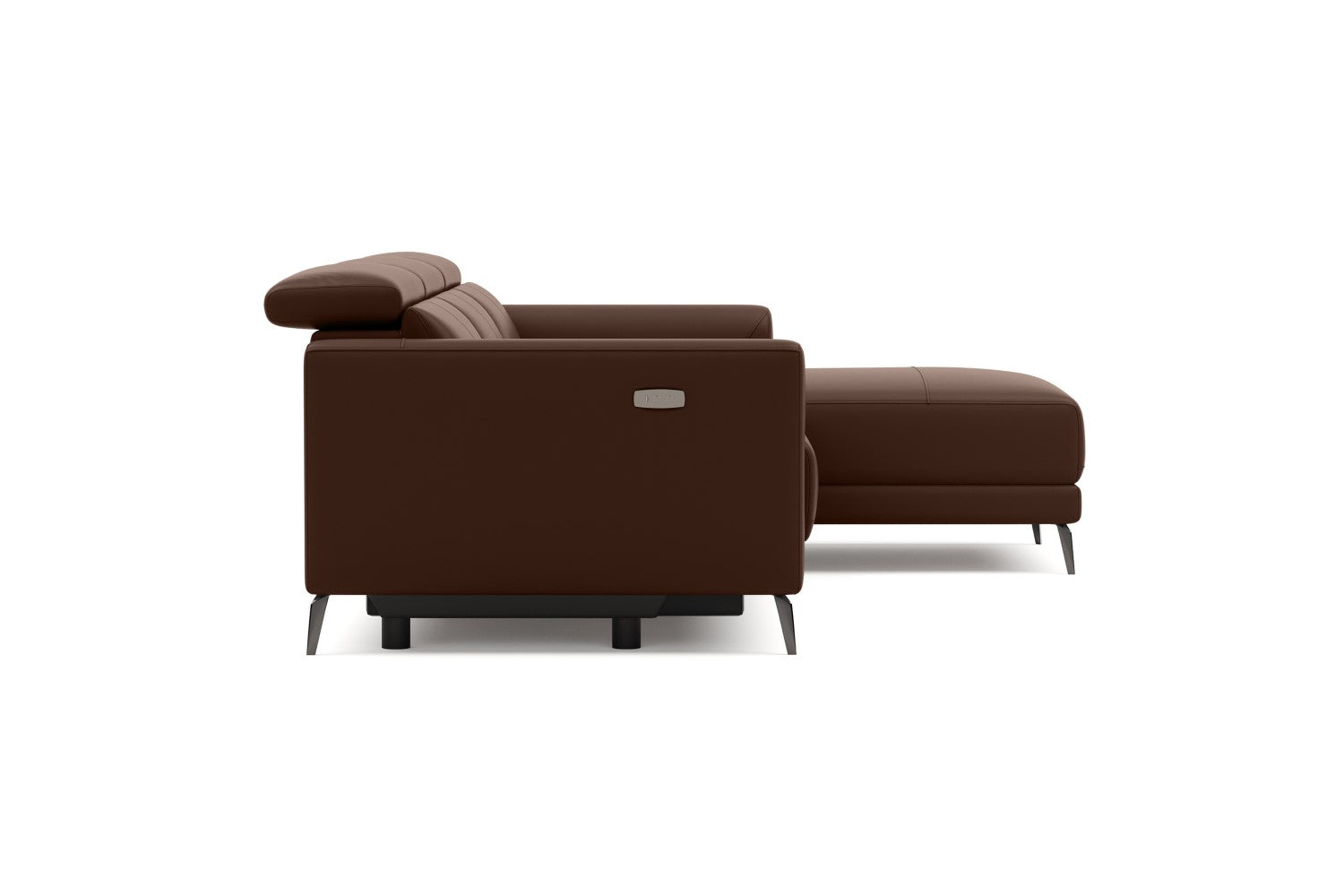 Andria Leather Reclining Sectional Sofa