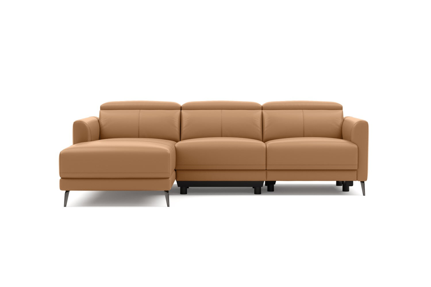 Andria Leather Reclining Sectional Sofa