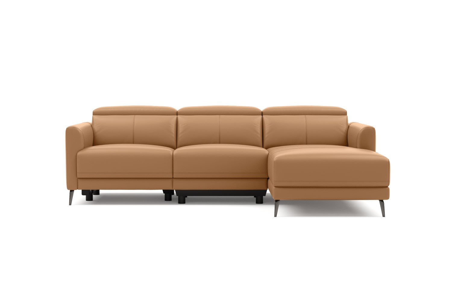 Andria Leather Reclining Sectional Sofa