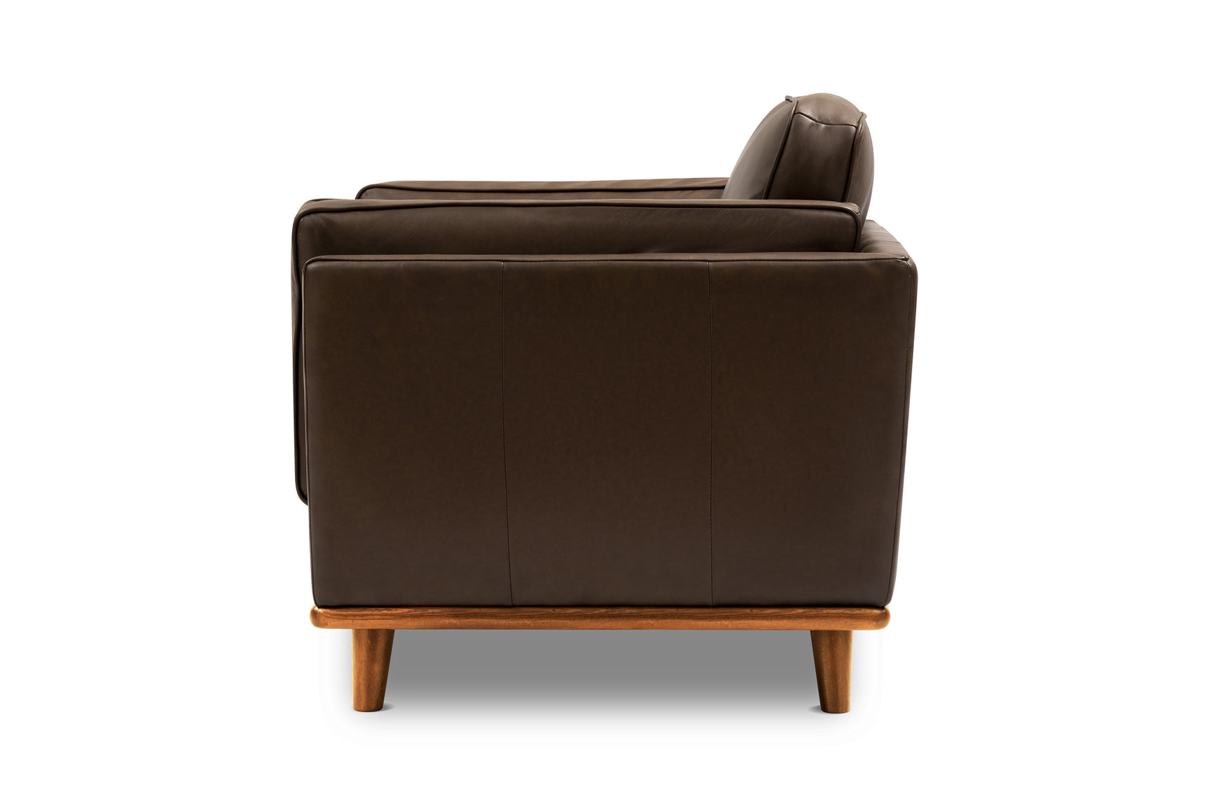 Fauteuil d'appoint en cuir artisanal