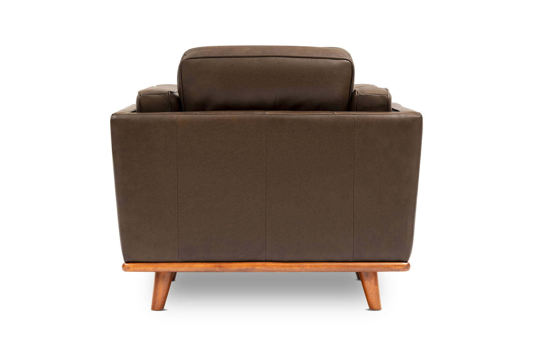 Fauteuil d'appoint en cuir artisanal