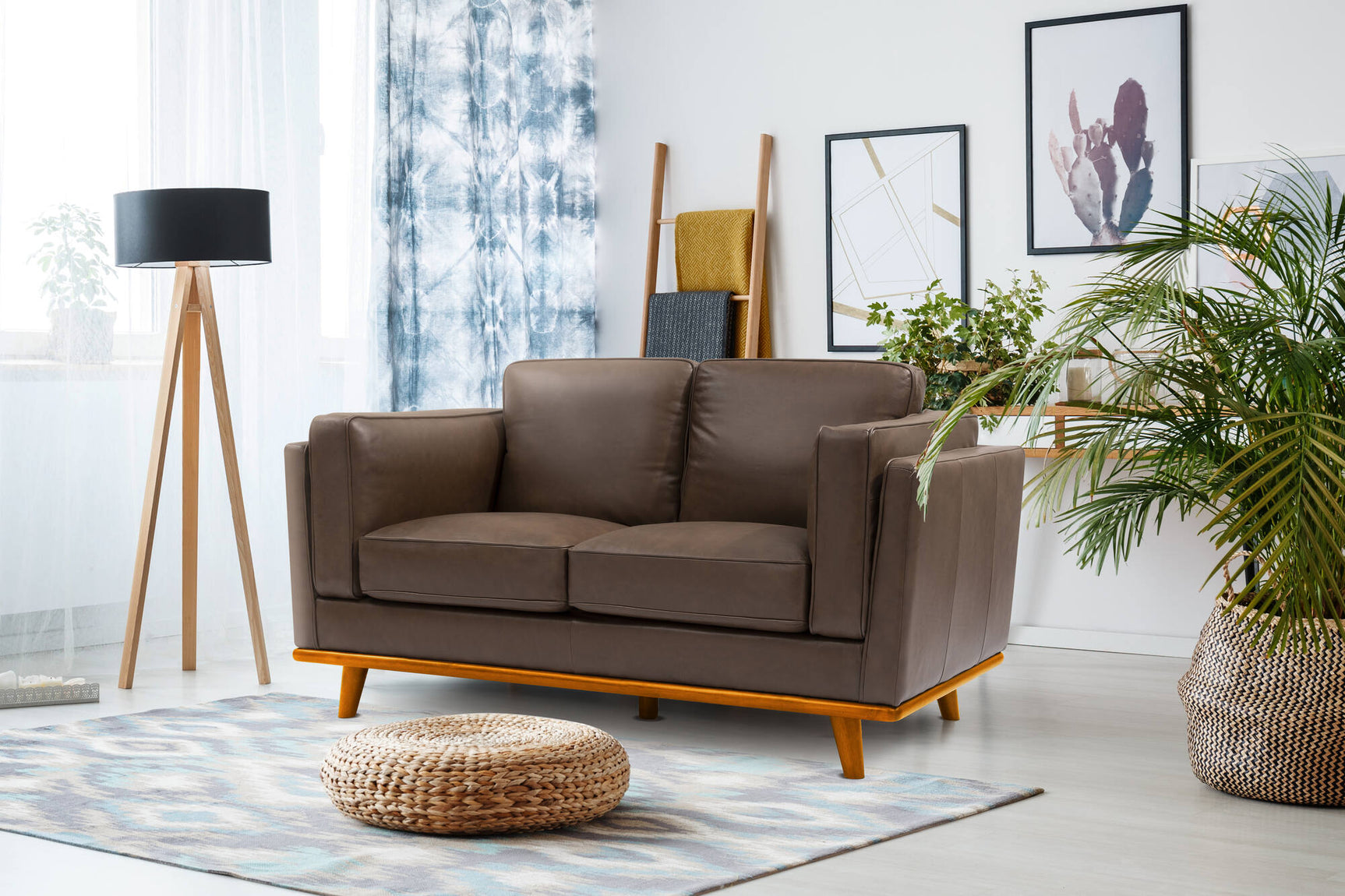 Canapé en cuir artisanal