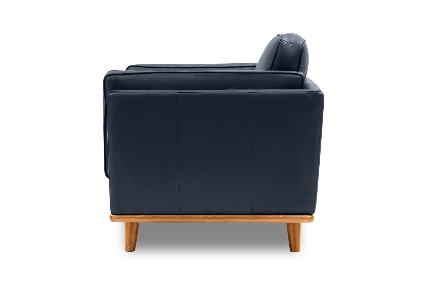 Fauteuil d'appoint en cuir artisanal