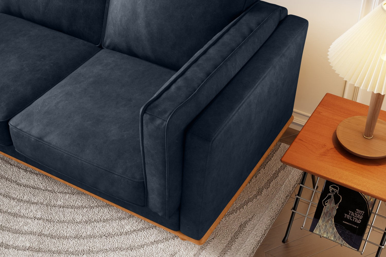 Canapé en cuir artisanal