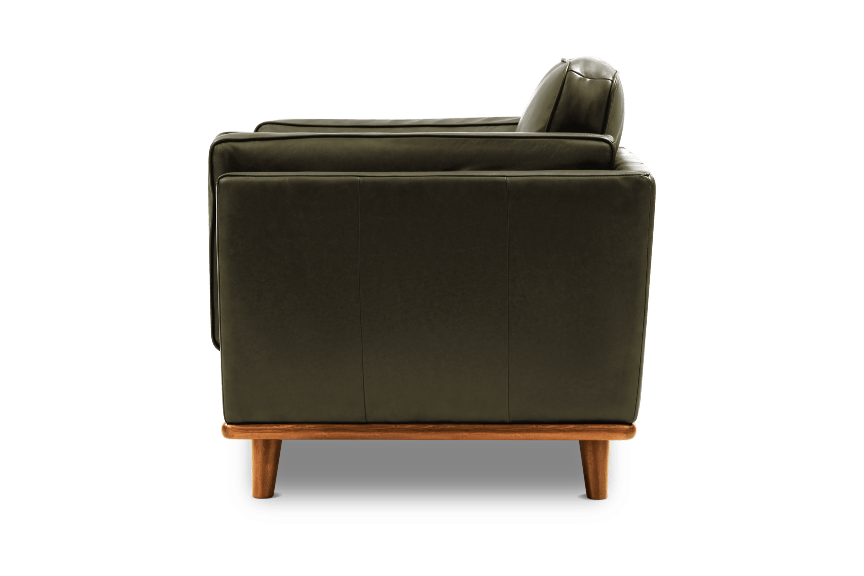 Fauteuil d'appoint en cuir artisanal