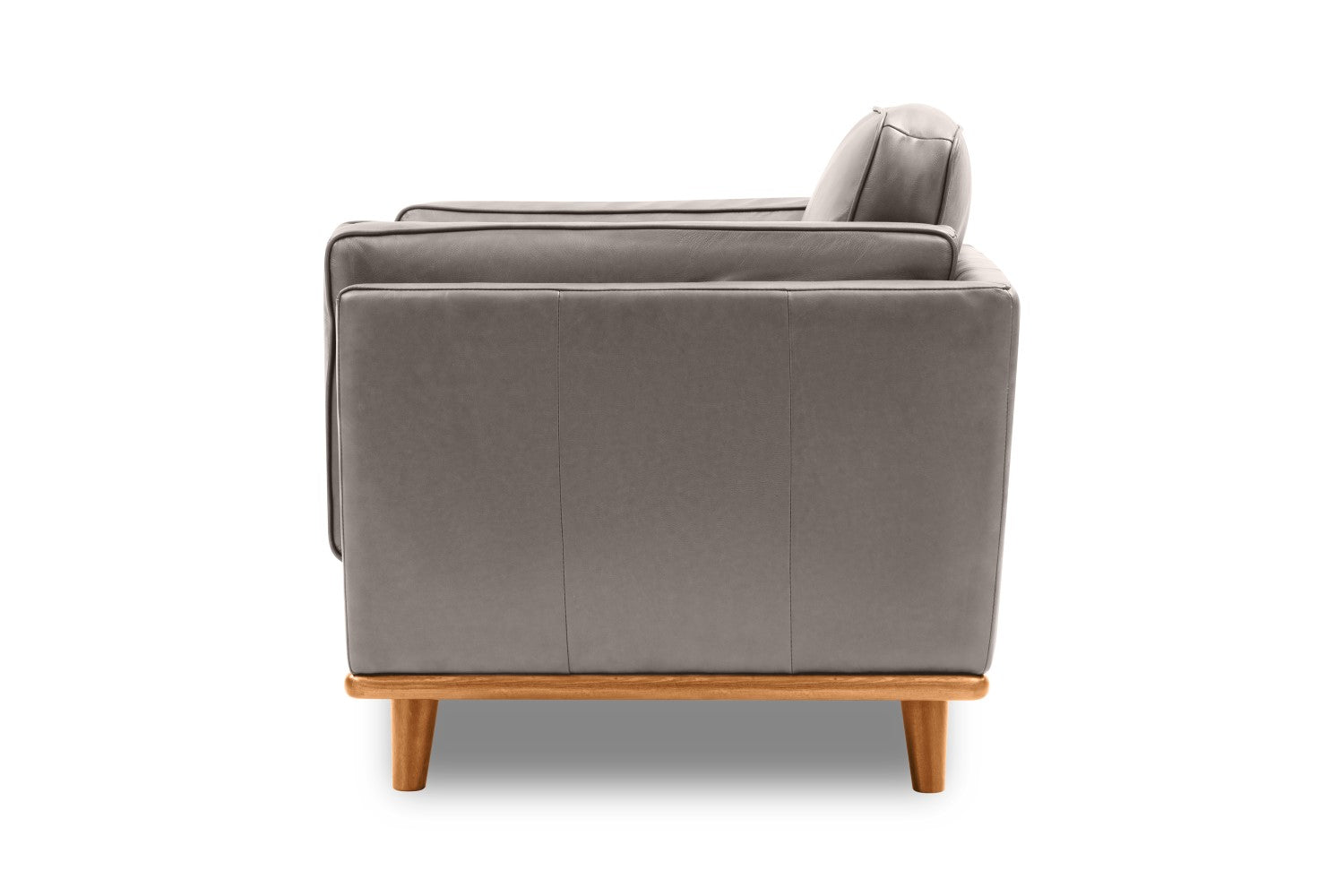 Fauteuil d'appoint en cuir artisanal