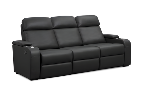 Bellagio Home Cinema Seating Manual Recliner, Black