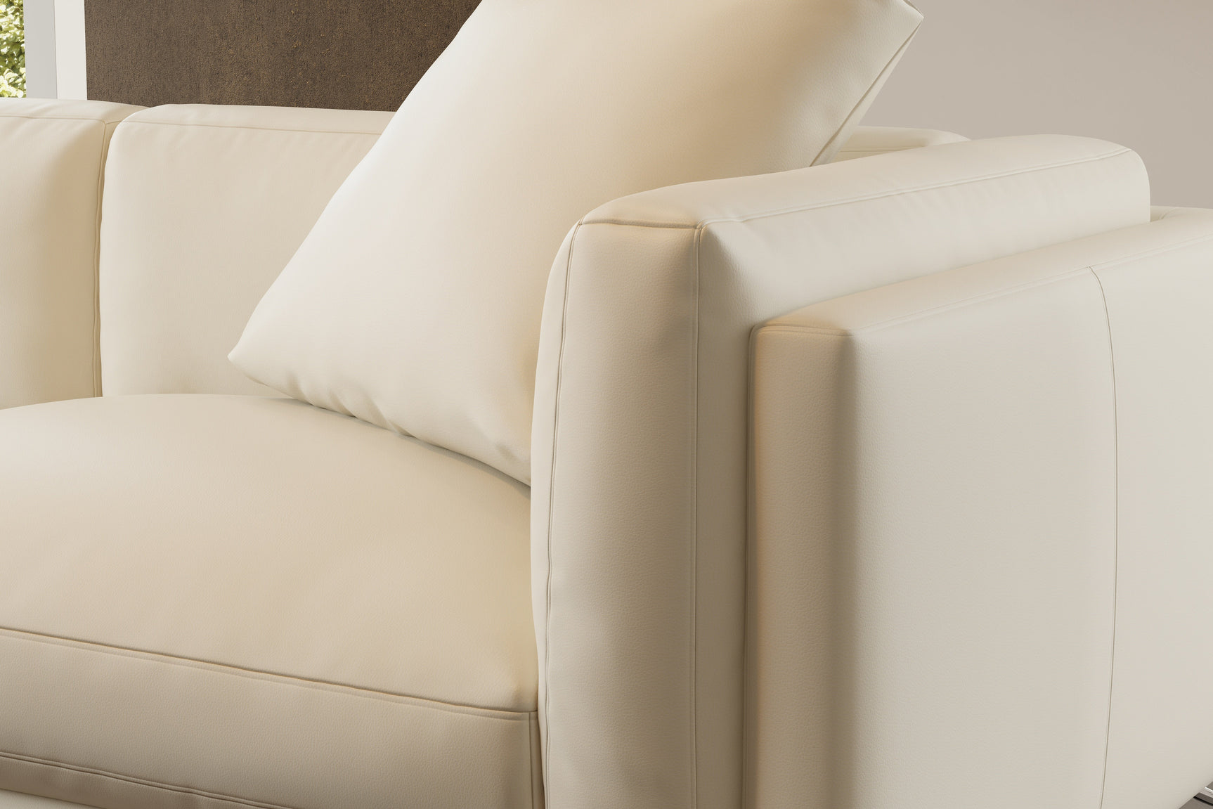 Canapé sectionnel en cuir Zadar