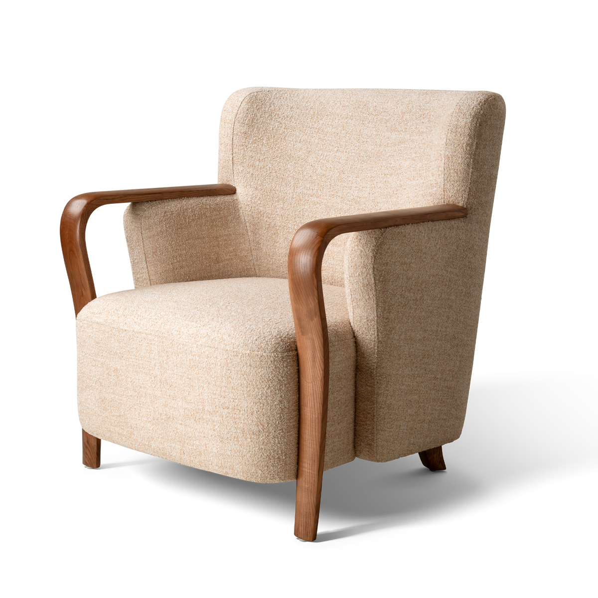 Emma Fabric & Wood Accent Chair – Valencia Theater Seating EU