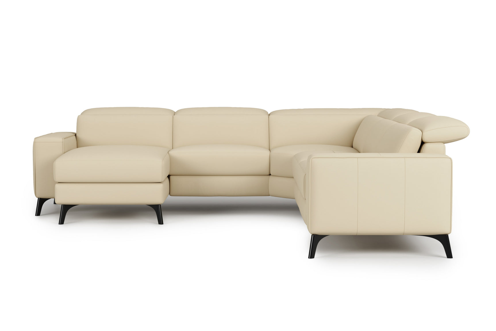 Esther Leather Corner Recliner Sectional Sofa