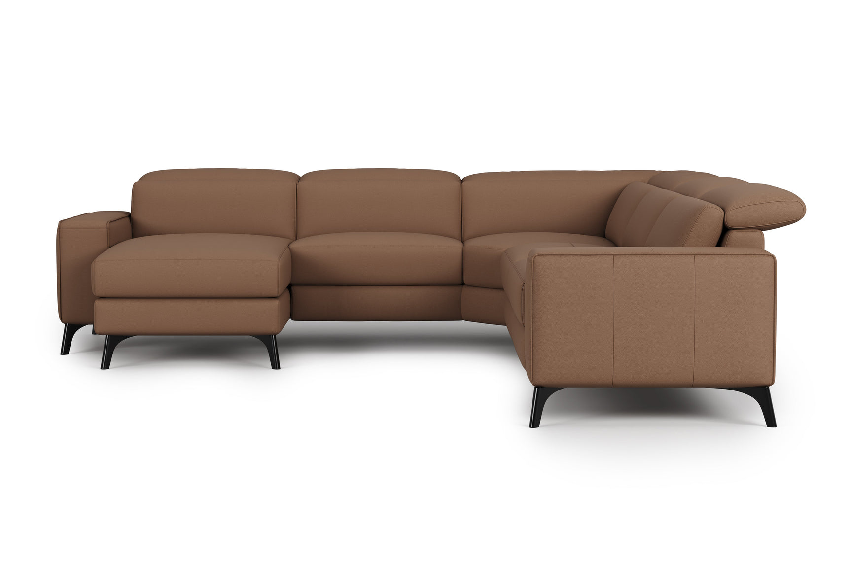 Esther Leather Corner Recliner Sectional Sofa