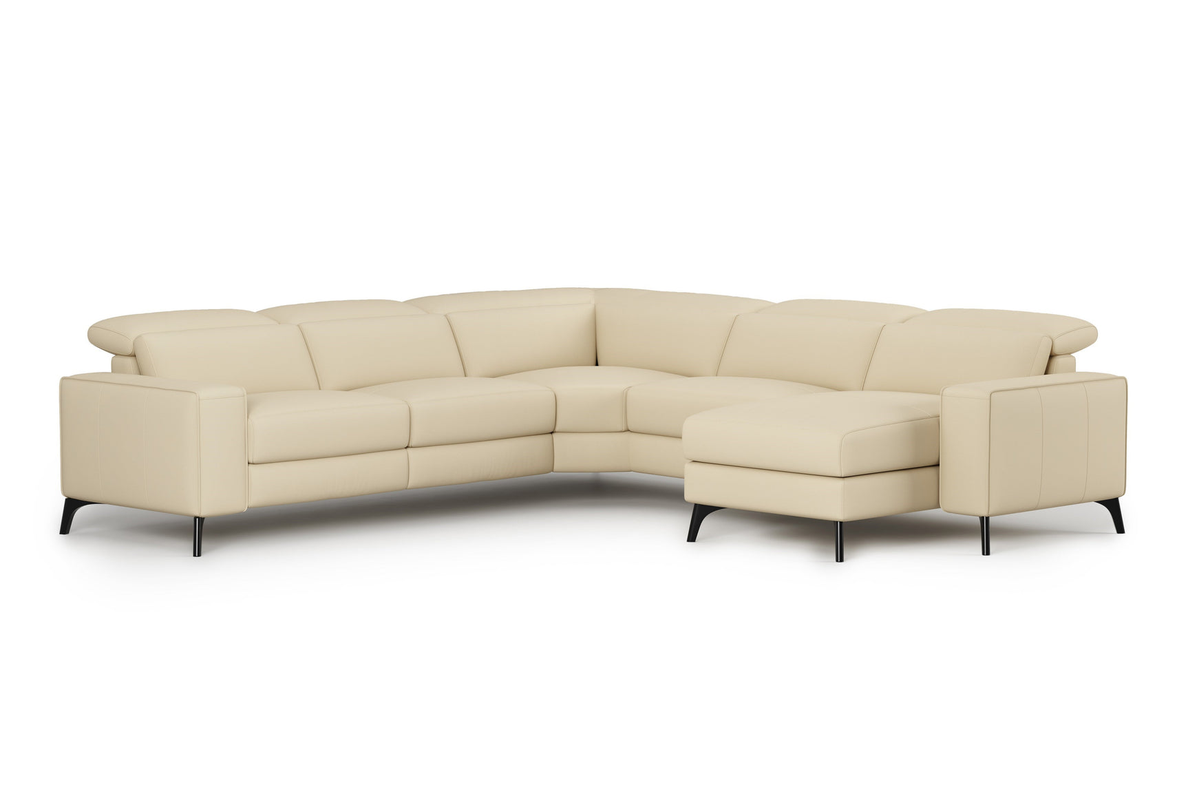 Esther Leather Corner Recliner Sectional Sofa