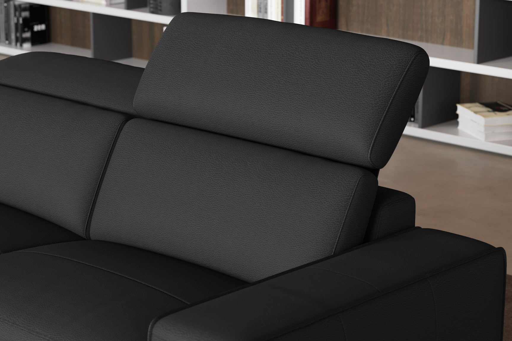 Esther Leather Corner Recliner Sectional Sofa