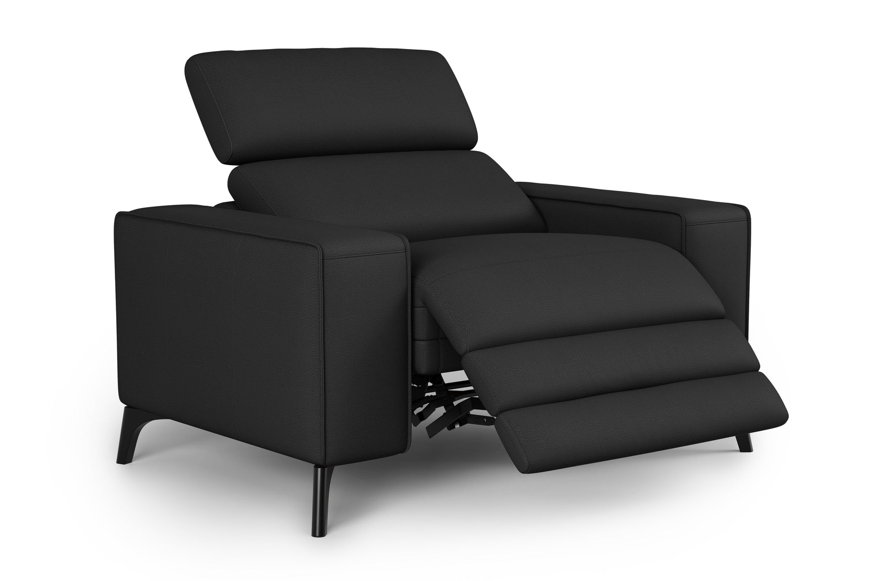 Fauteuil inclinable en cuir Esther