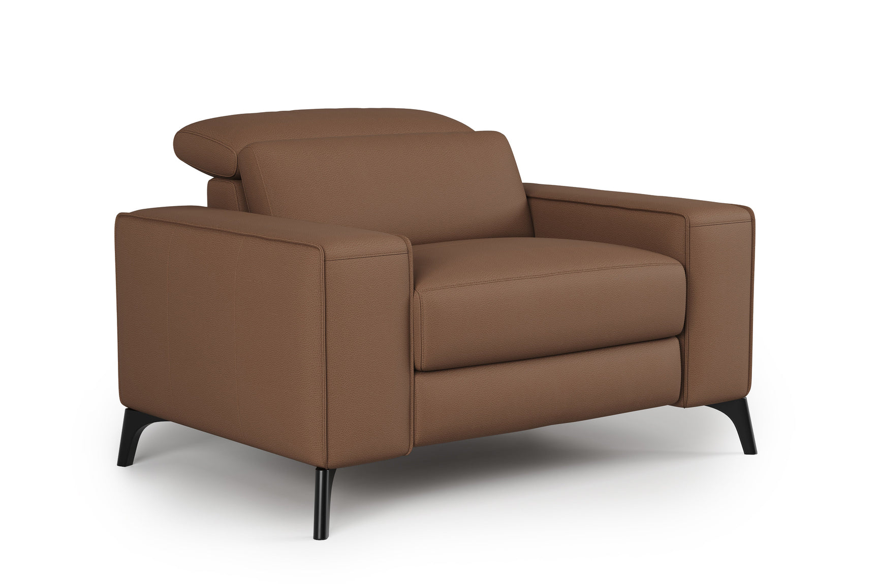 Fauteuil inclinable en cuir Esther