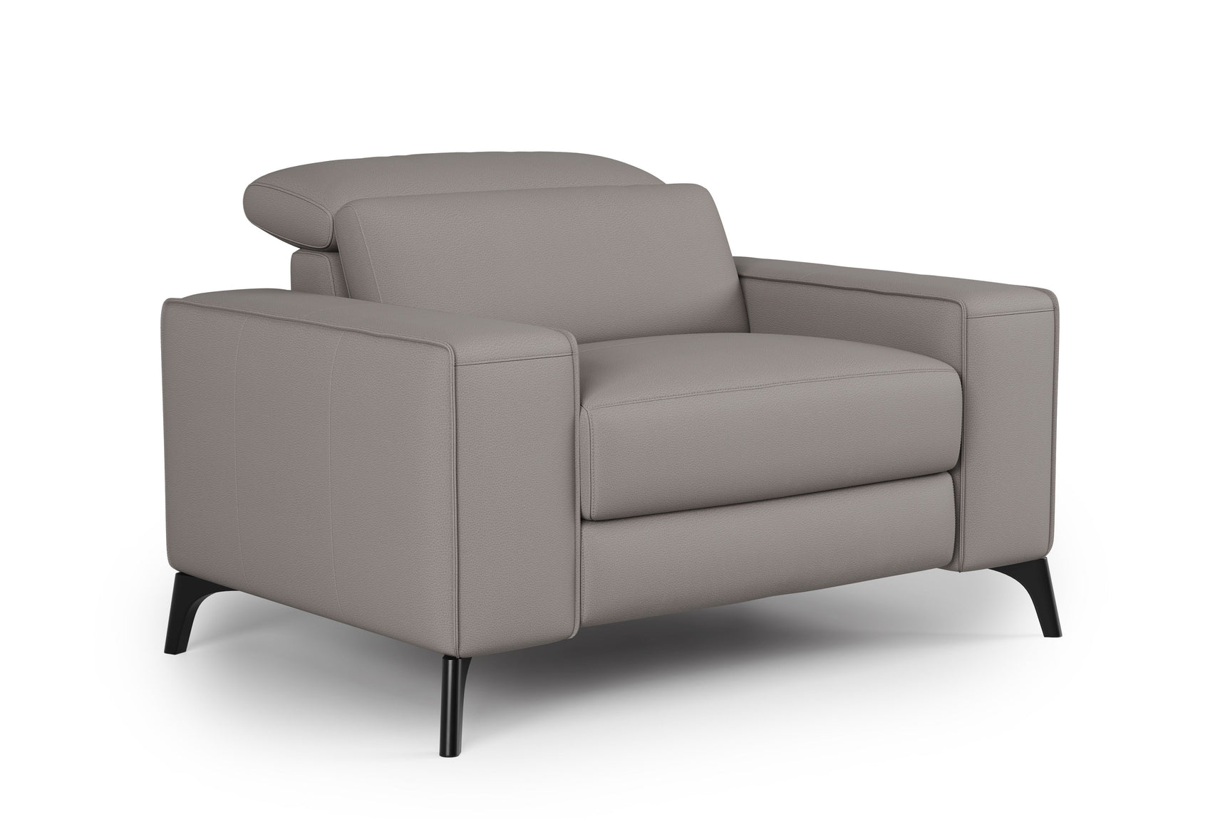 Fauteuil inclinable en cuir Esther