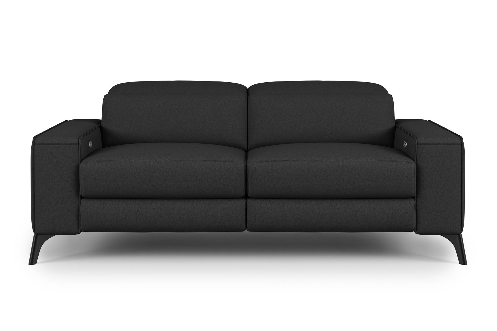 Canapé inclinable double en cuir Esther