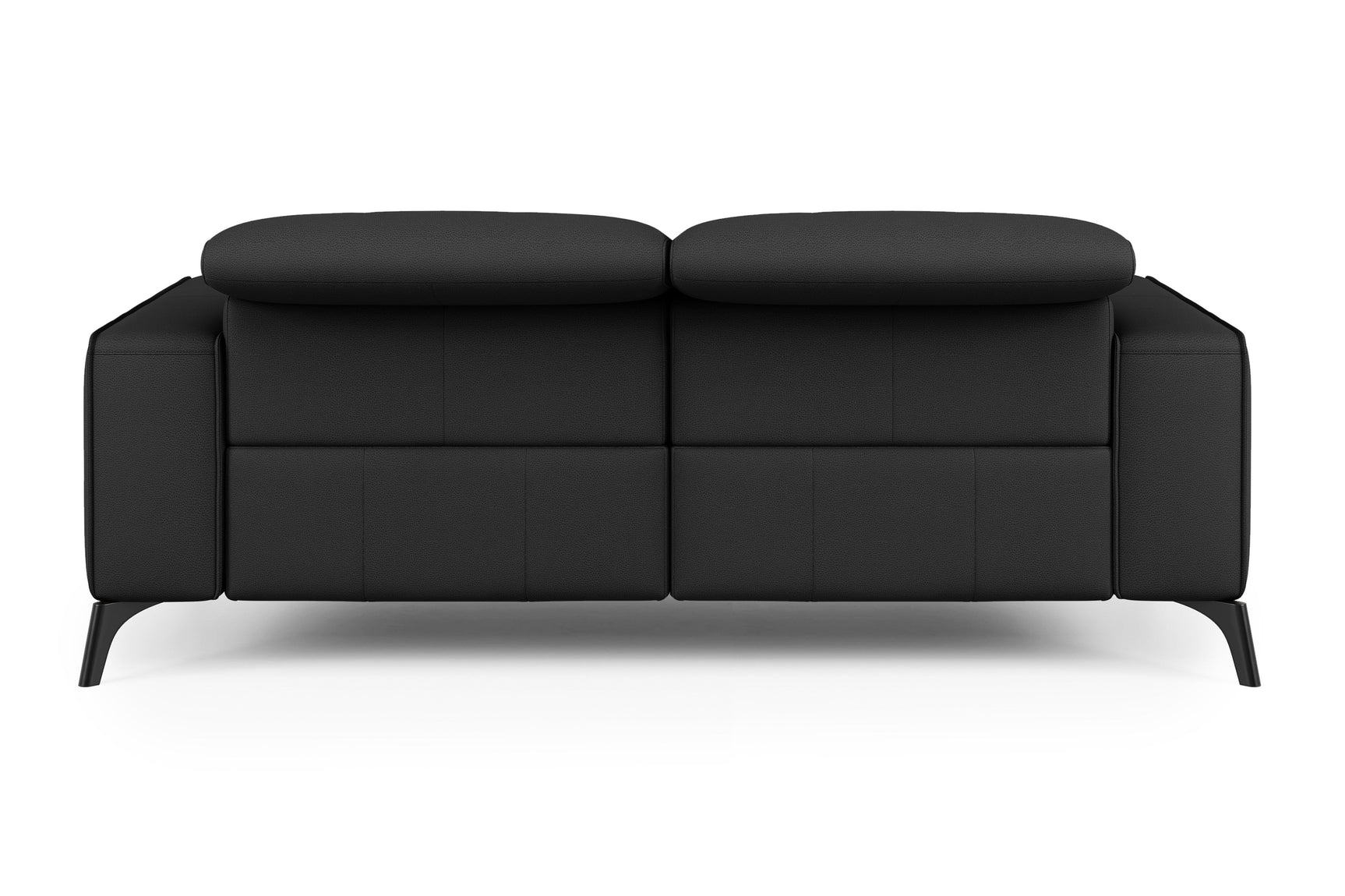 Canapé inclinable double en cuir Esther