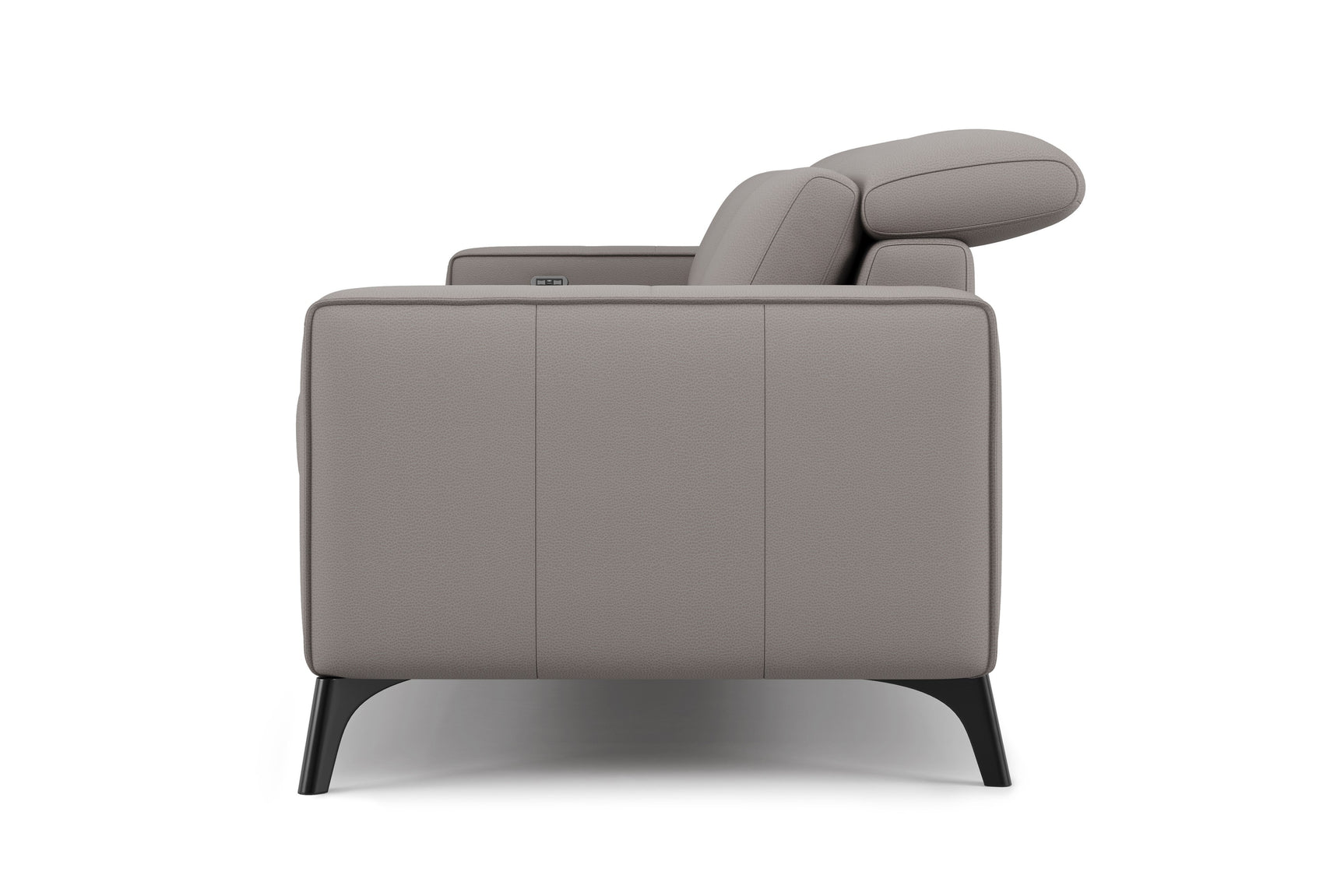 Canapé inclinable double en cuir Esther