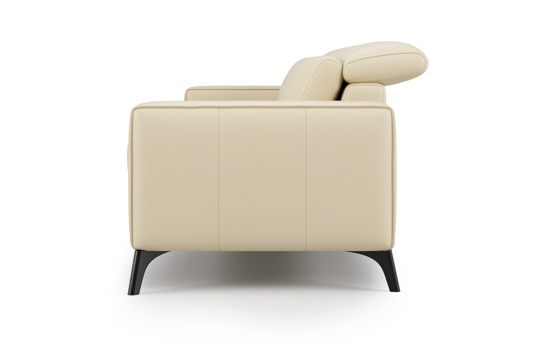 Canapé inclinable double en cuir Esther