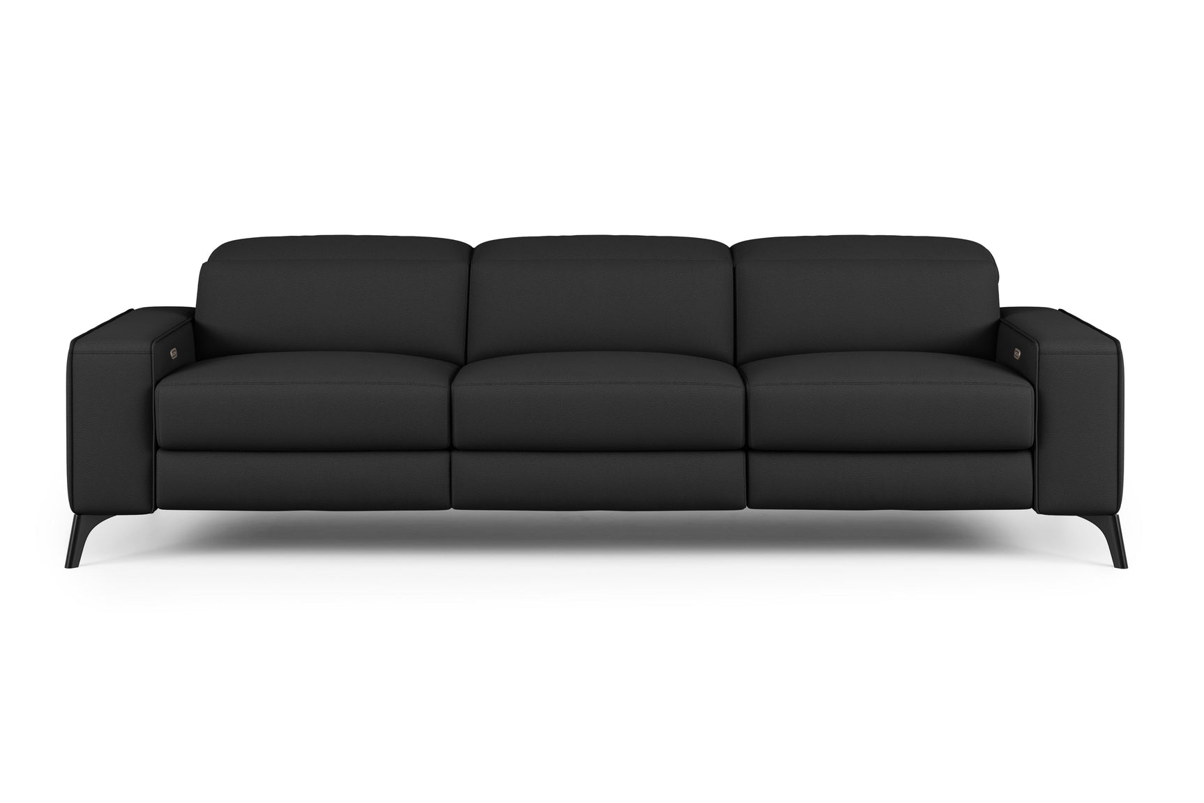 Canapé inclinable double en cuir Esther