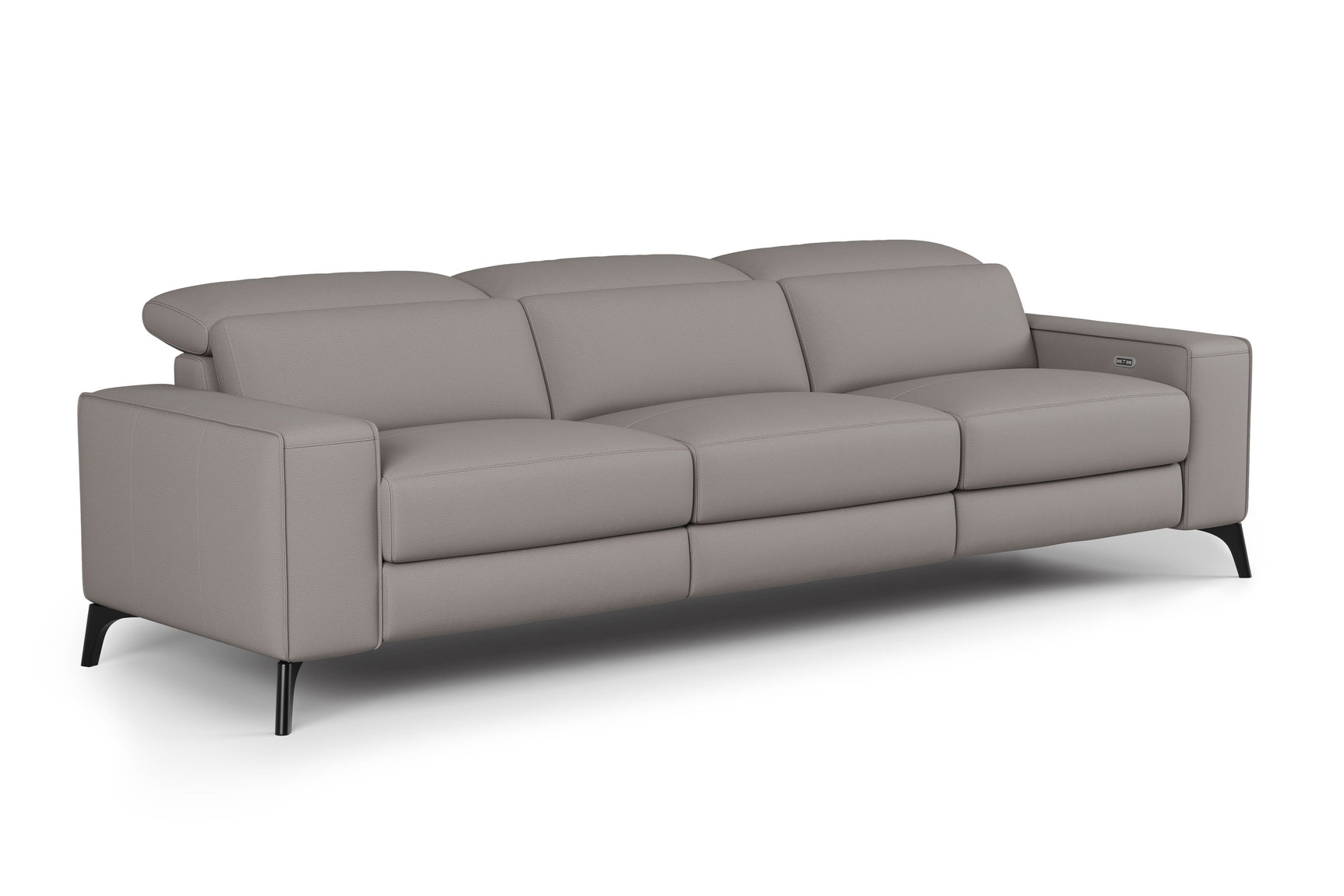 Canapé inclinable double en cuir Esther