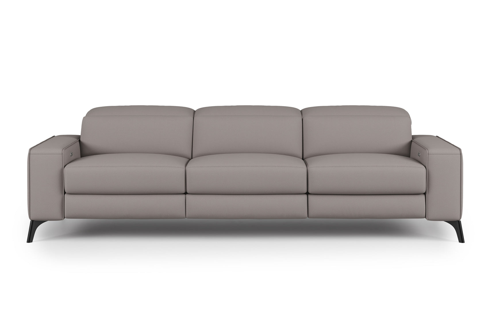 Canapé inclinable double en cuir Esther