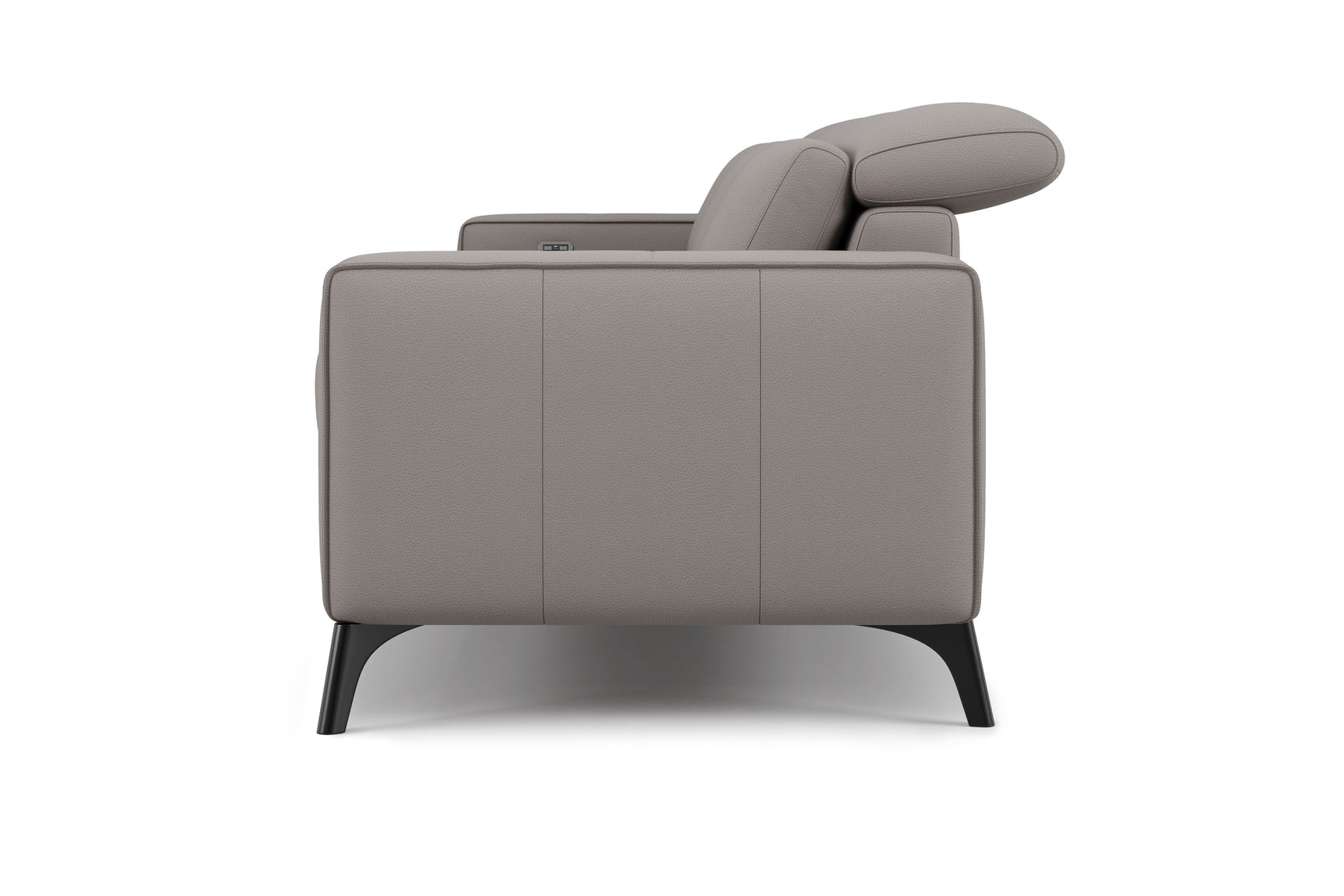 Canapé inclinable double en cuir Esther