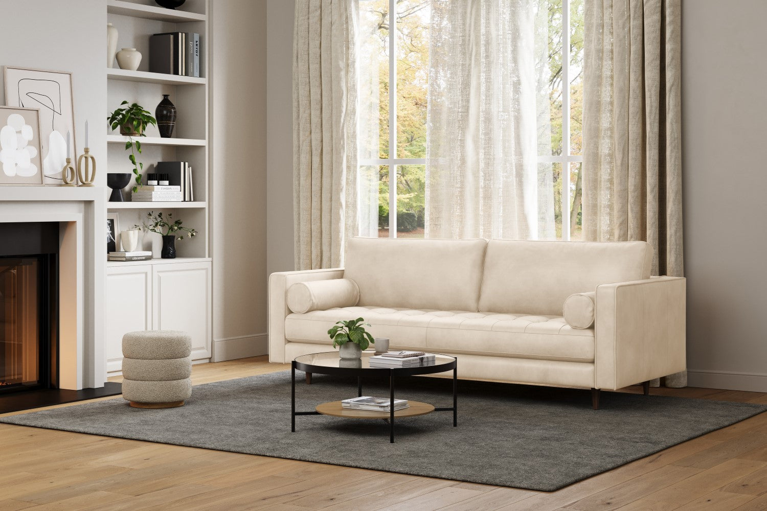 Isabella Leather Sofa