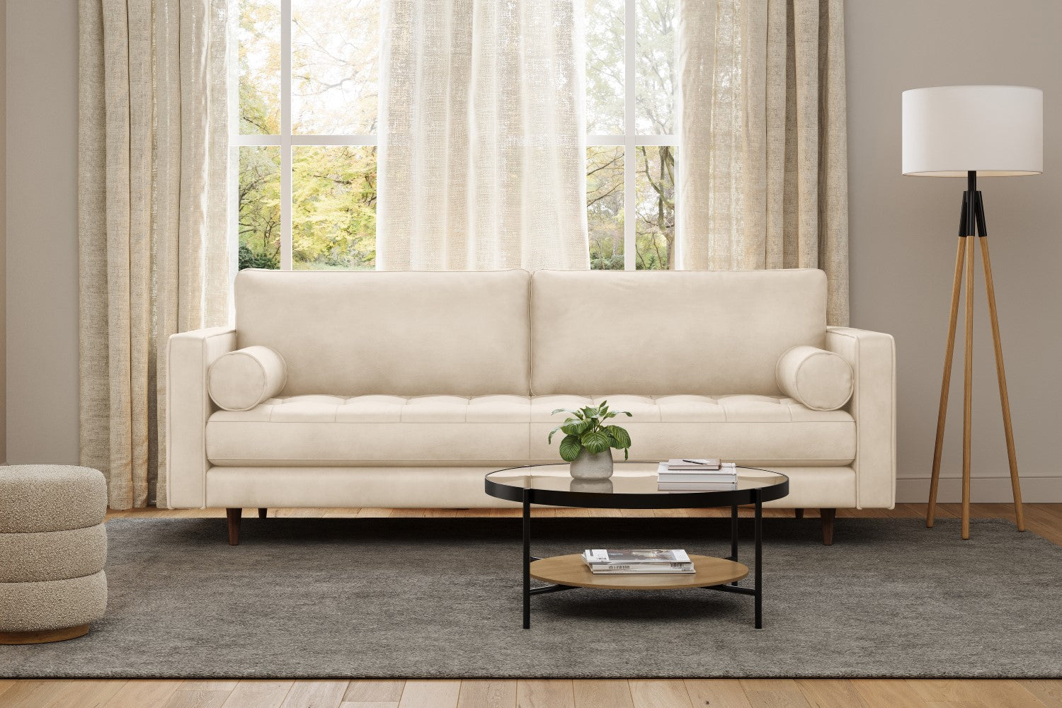 Isabella Leather Sofa