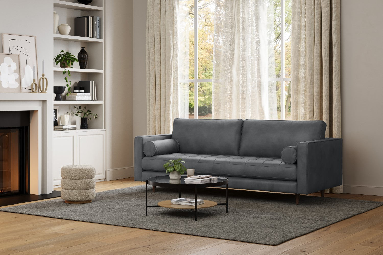Isabella Leather Sofa