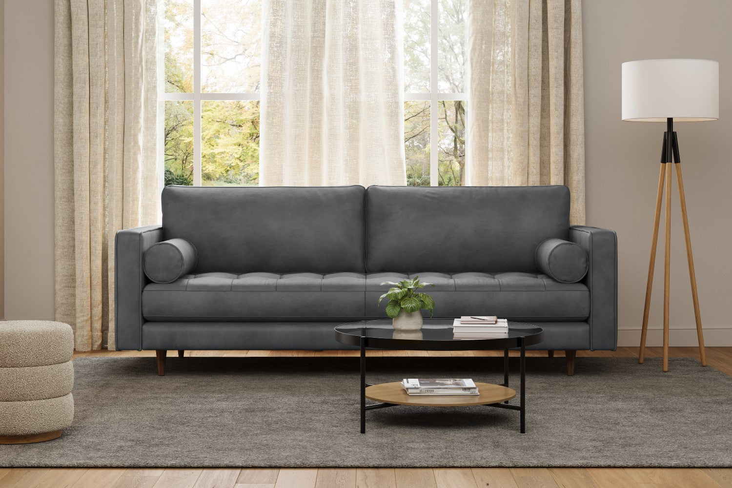 Isabella Leather Sofa