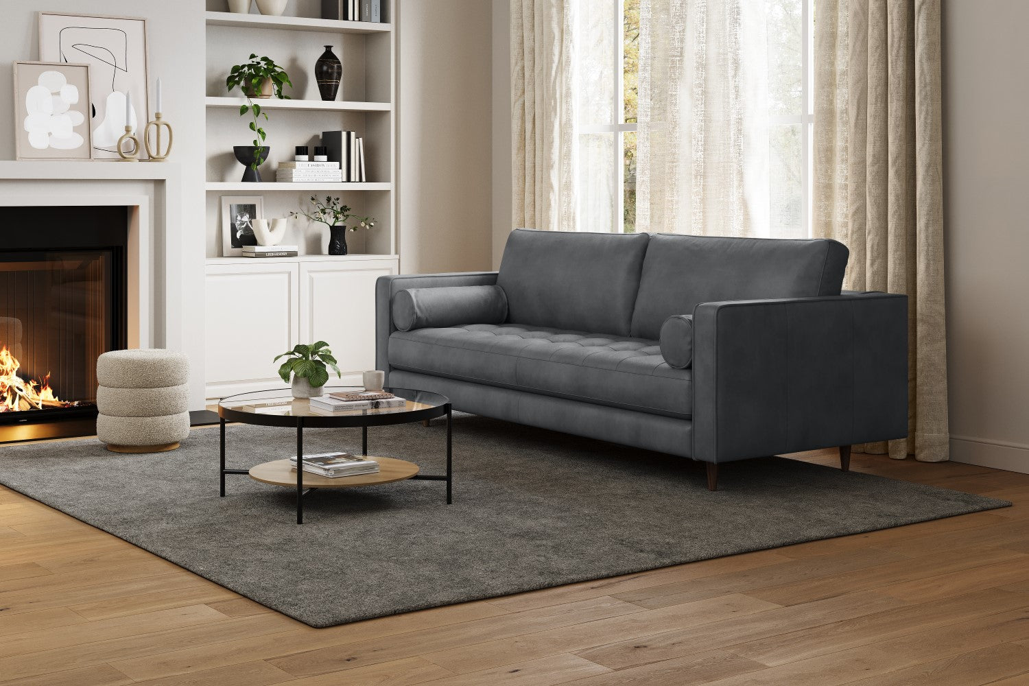 Isabella Leather Sofa