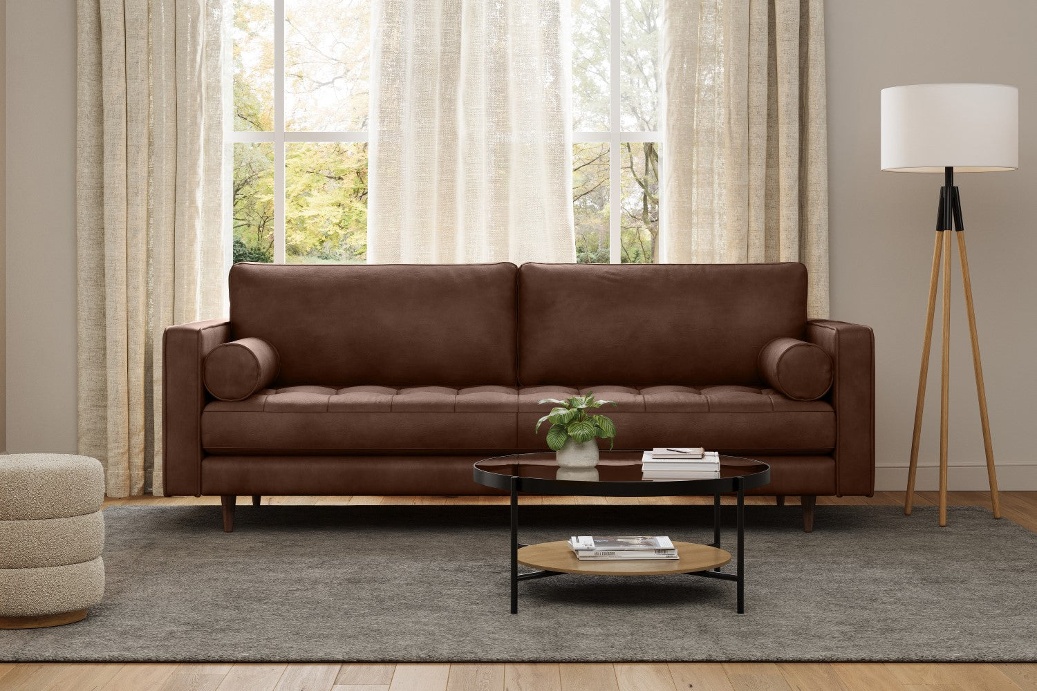 Isabella Leather Sofa