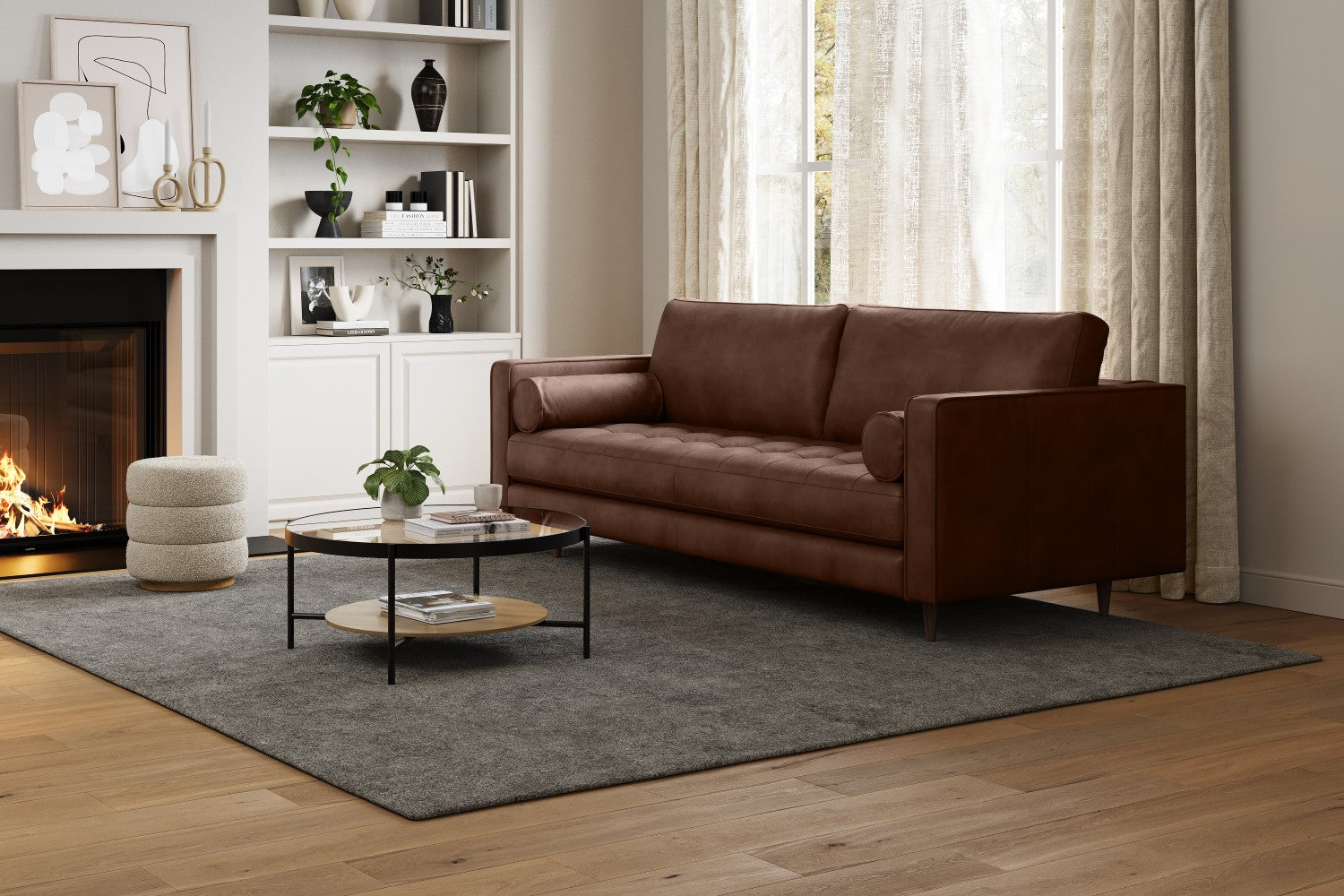 Isabella Leather Sofa