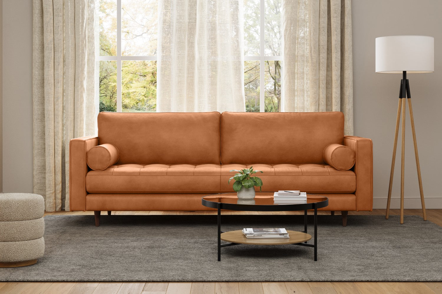 Isabella Leather Sofa
