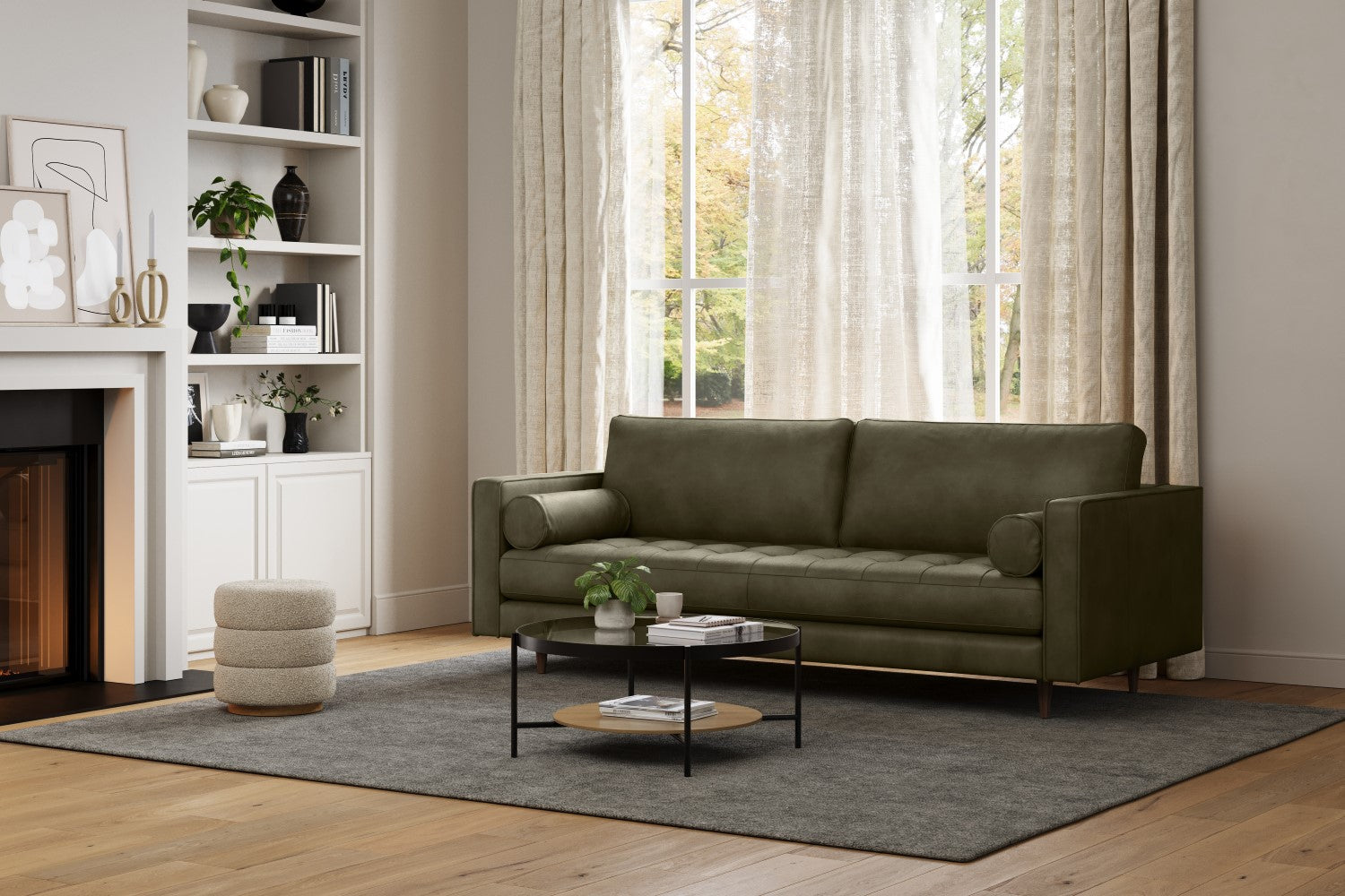 Isabella Leather Sofa