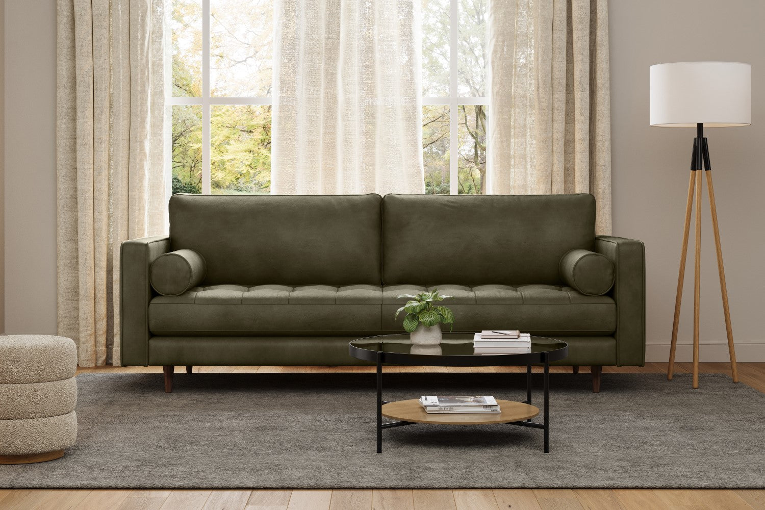 Isabella Leather Sofa