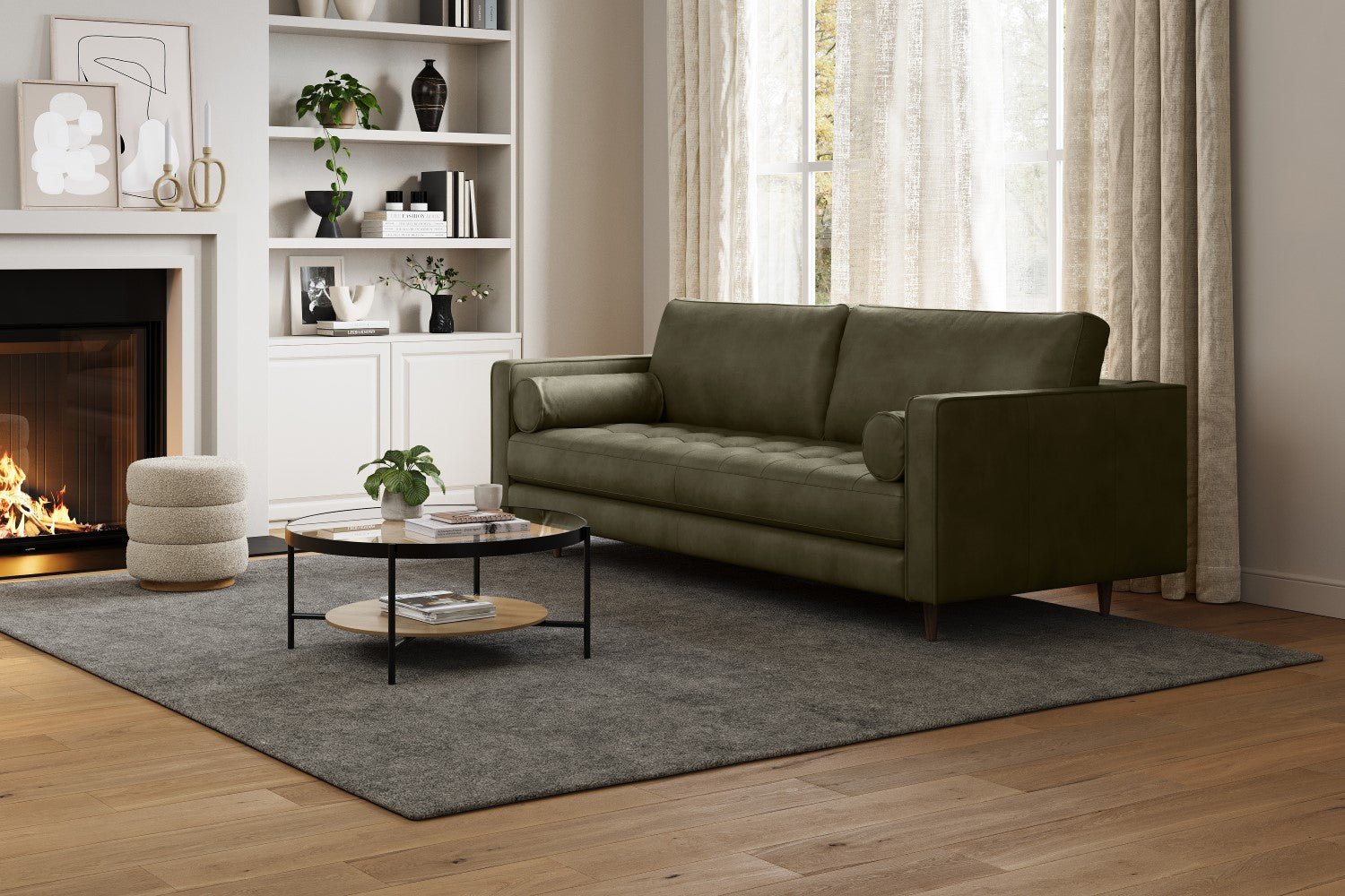 Isabella Leather Sofa