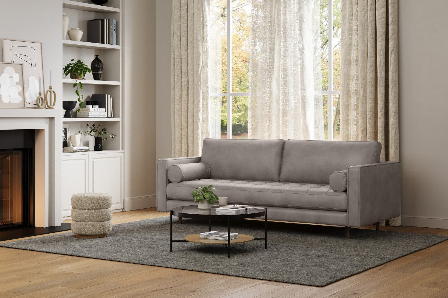 Isabella Leather Sofa
