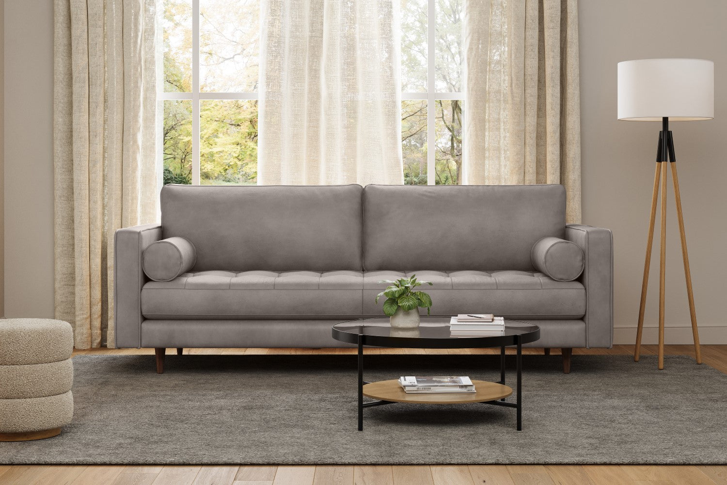 Isabella Leather Sofa