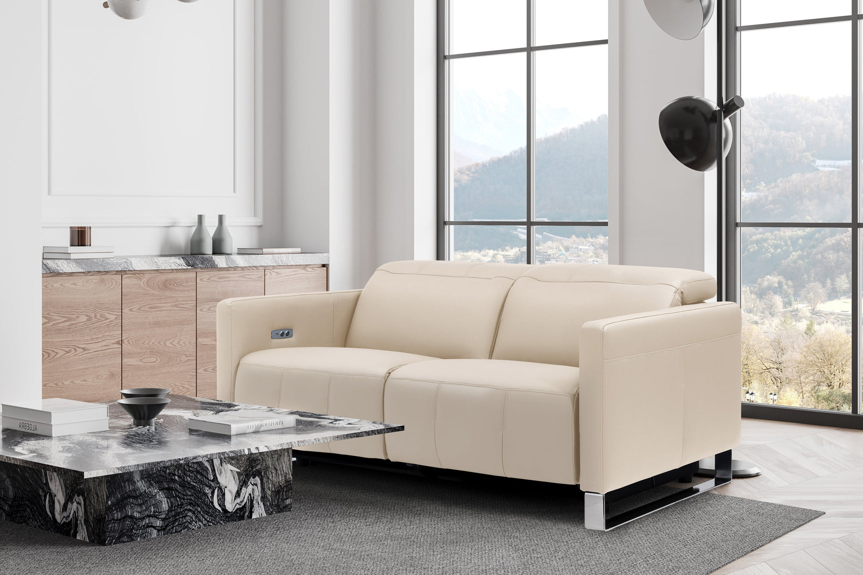 Isla Leather Recliner Sofa